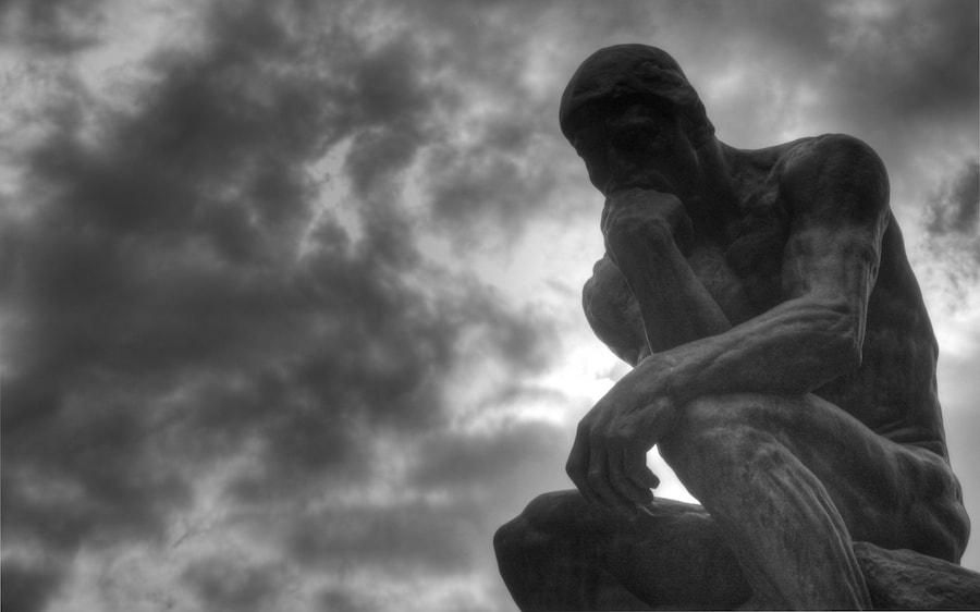 thinking statue hard truthes