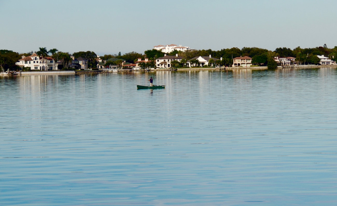 life purpose meaning existence man on water image